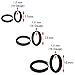 Charisma Hoop Huggie Earrings Unisex Stainless Steel Ear Piercings Hypoallergenic Jewelry Black 3 Pairs