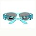 Womens Polarized Fit Over Glasses Rhinestone Sunglasses Oval Rectangular Teal