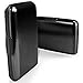 SafeCard RFID Blocking Card Holder Case - Identity Theft Protection, Credit Card Holder and Credit Card Protector - Keep Your Credit Cards Safe - Black