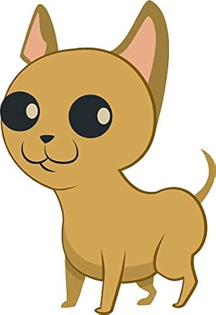 Amazon Com Cute Puppy Dog Breed Emoji Cartoon Vinyl Sticker Chihuahua Automotive