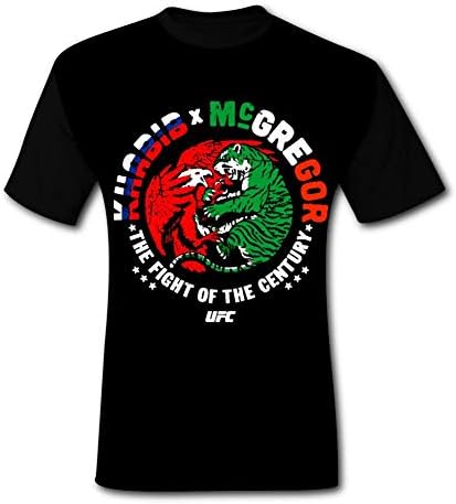 Mens Kh-abi-b N-urmag-omed-ov VS McGregor T Shirt Short Sleeve Top Blouse