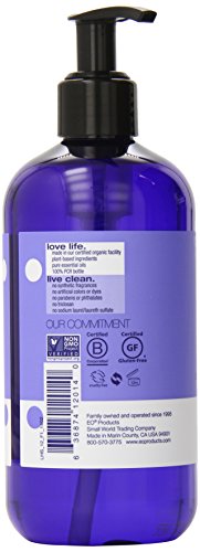 EO Botanical Liquid Hand Soap, French Lavender, 12 Ounce (Pack of 3)