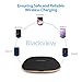 Blackview Wireless Charger QI Certificated, [Copper Coil] USB C Universal 10W Wireless Charging Pad for Samsung LG Moto HTC Google Smartphone and 7.5W for iPhone with Aluminum Alloy Shell