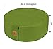 Zafu Buckwheat Meditation Cushion, Round zabuton Meditation Pillow, Yoga Bolster, Floor Pouf, Zippered Organic Cotton Cover, Machine Washable – 4 Colors and large small Sizes (Dark Green, 16″x16″x5″)thumb 1