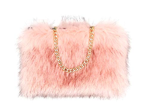 fuzzy pink purse