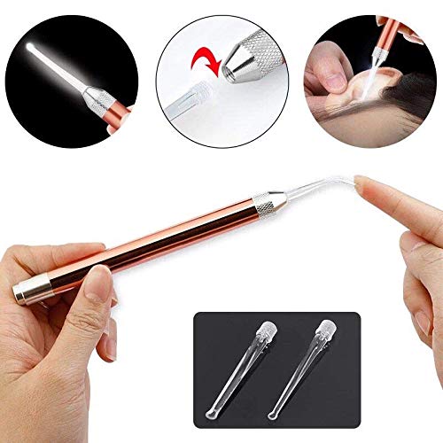 2 Pack Ear Wax Removal Tools with Light Earpick Cleaning Kit for