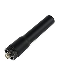 Retevis RT20 Soft Antena SMA-F de banda dual 144 / 430MHz para Kenwood Baofeng UV5R / 888sretevis h-777 Transceptor de radioaficionado de mano de 2 vías (1 paquete)