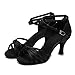 Roymall Women's Satin Latin Dance Shoes Model 217