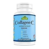 Premium Collagen Hydrolysate By Alfa Vitamins - Anti-Aging Nutritional Supplement Rich In Vitamin C - Skin, Nails & Hair Rejuvenation - Supports Bone & Muscle Health - Made In USA - 200 Capsules
