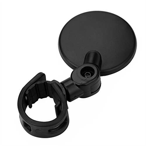 KingWo 2Pcs/Set Bike Mirrors,Adjustable Rotatable Handlebar Glass Mirror for Mountain Road Bike Cycling Bicycle