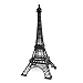 7 Inch (18cm) Black Metal Eiffel Tower Statue Figurine Replica Centerpiece