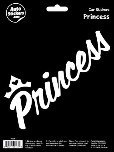 WMI Designs (10500) Princess Car Sticker