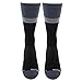 adidas Traxion Premier Football/Baseball Crew Socks, Black/Onix/Light Onix, Medium
