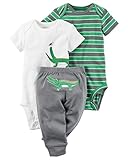 Carter's Baby Boys' 3 Piece Take Me Away Set (3 months, alligator)