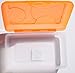 Sterilite Neon Orange Pencil Case Box