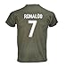 #7 Ronaldo Real Madrid Away Kid Soccer Jersey & Matching Shorts Set 2016-18,GK,Youth M (8 to 10 Years Old)