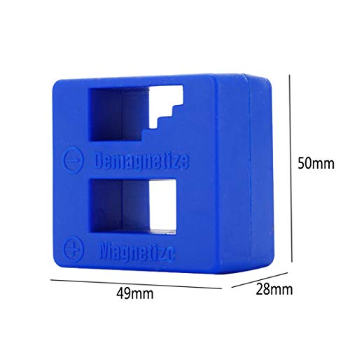Set Bit - Mini Quick Magnetic Pick Up Magnetizer Demagnetizer Screwdriver Bench Tips Bits Gadget Handy - Bits Magnet Vise Heater Tool Puzzl Case Bench Screw Magnetic Torx Screwdriver Fridg