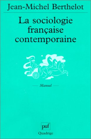 La  sociologie française contemporaine