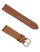 18MM Leather Bands For Huawei Watch 1 ,Adeals Quick Release Top Grain Genuine Leather 18mm Smart Watch Band Strap Women Men Bands For FOSSIL Q VENTURE (Brown, 18mm)