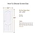 MAGZO Magnetic Screen Door Fit Door Size 36 x 98 Inch, Screen Size 38