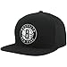 NBA Mitchell & Ness Brooklyn Nets Standard Logo Snapback Adjustable Hat - Black
