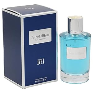 Pedro del Hierro, PDH, Eau Fraiche, Fragrance, For Men, Eau de Toilette, EDT, 3.4oz, 100ml, Cologne, Spray, Blue, Silver…