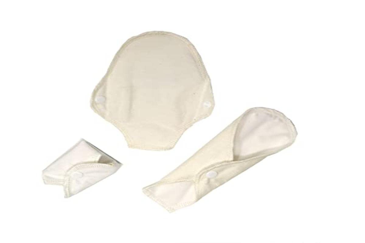 Imsevise Natural Organic Cotton Thong Underwear Pack of 3 50 g
