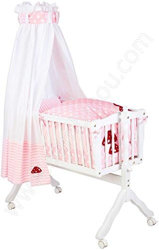 Pinolino m Berceau A Bascule Tina En Bois Bois Avec Matelas Amazon Fr Bebes Puericulture