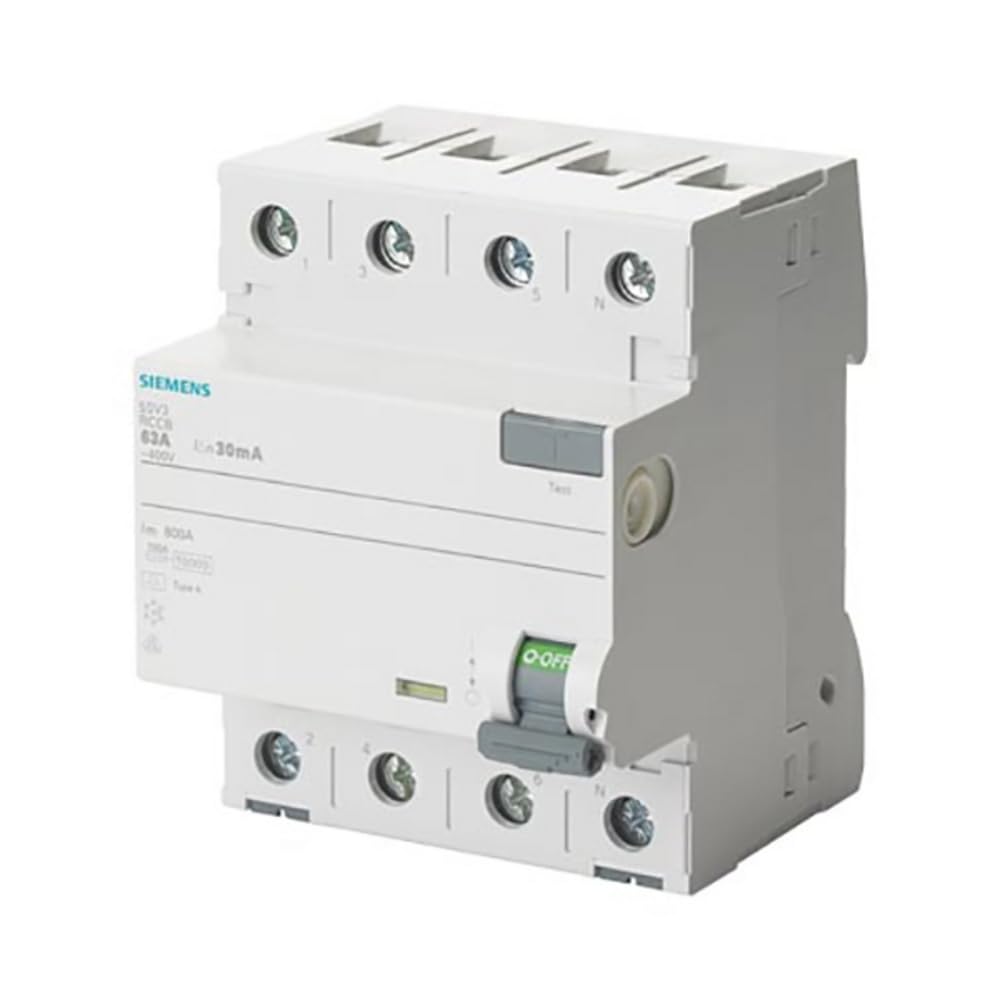 SIEMENS - FI Circuit Breaker 4-Pole Type A 25 A 30mA