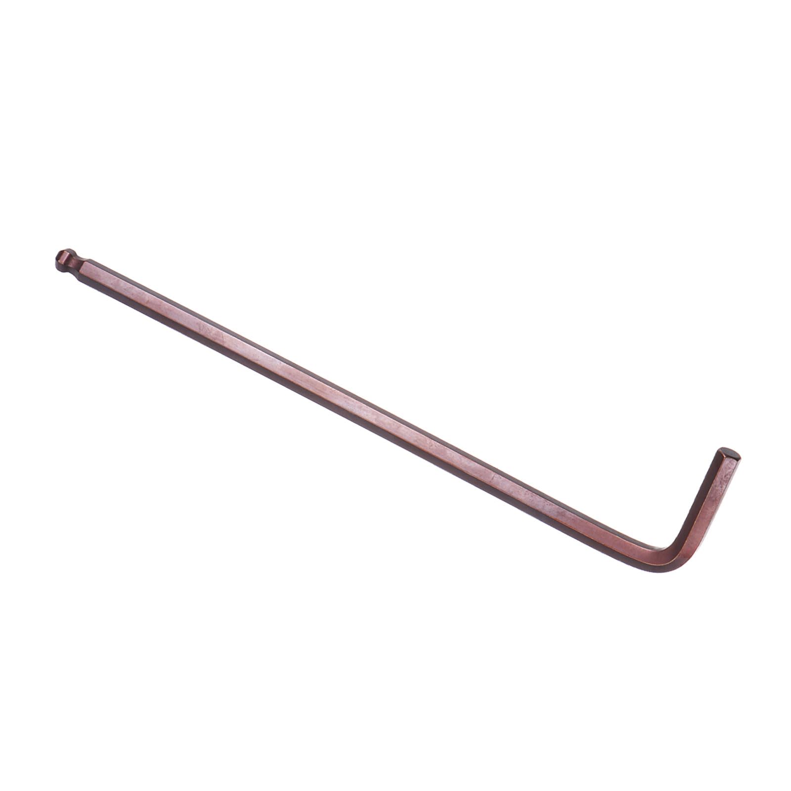 CoCud L-Handle Ball End Hex Key Wrench, 6mm Metric Size, S2 Steel L-Shape Long Arm Hexagon Head Spanner - (Applications: for Home Repair and Mechanical Maintenance), 1-Piece