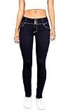 Wax Women's Juniors Body Flattering Mid Rise Skinny