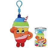 Whiffer Sniffers Rainbow Slushie Scented Plush Backpack Clip, 5