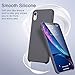 ESR Yippee Color Soft Case for iPhone XR, Liquid Silicone Case Cover with [Good Grip] [Drop Protection] [Scratch Resistance] Comfortable Grip for The iPhone XR(6.1”), Shadow Gray