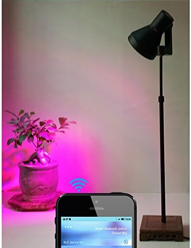 LED Plant Grow Light Stand Desk Lamp with Bluetooth Timer Switch Automatic Work for Home Indoor Office Plants Marijuana Veg Flower