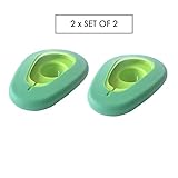 Farberware Avocado Food Huggers, Green, Set of 4