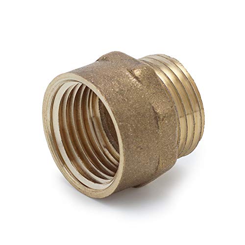 Pipe Fitting NPT Adapter 1/2" Male x 1/2 â€œ Female - Brass Adapter 0,5 inch x 0,5 inch Female