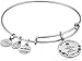 Alex and Ani Divine Guides Expandable Bangle Bracelet for Women, Saint Anthony of Padua Charm, 2 to 3.5 in