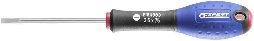 Britool E165006B 2.5 x 50mm Expert Slotted Parallel Screwdriver, Red