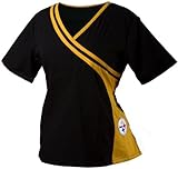 Pittsburgh Steelers Women's Two Tone Scrub Top