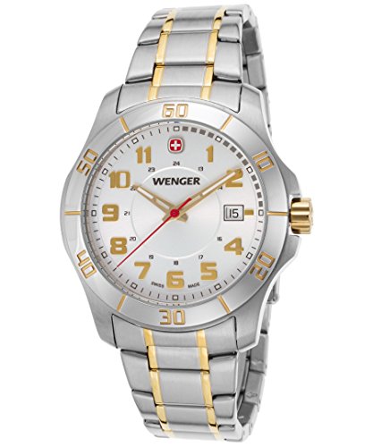 Wenger Mens Two Tone Swiss Made Watch W70477