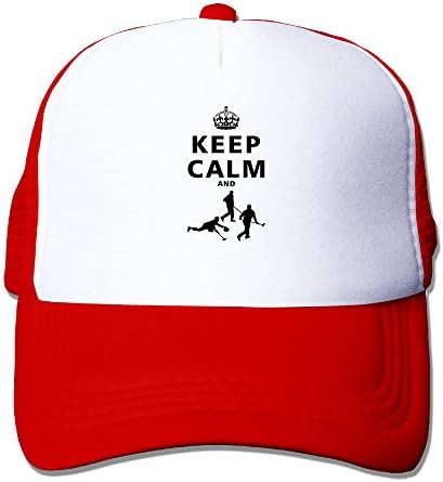 Keep Calm Play Curling Mesh Cap