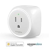Koogeek Smart Plug, WiFi Outlet, on 2.4Ghz Network, for iOS and Android Devices Remote Control, Night Light, Works with Alexa and Apple HomeKit