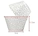 Leegoal Muffin Case Cupcake Papper Cup Liner Birthday Wedding Cake Wrapper (108pcs,White)