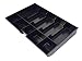 MMF Industries STEELMASTER Cash Tray | Black Color | Heavy Duty Plastic | 10 Compartments | Durable Plastic Construction | Drawer Organizer Tray