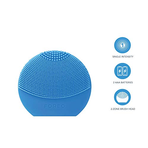 FOREO LUNA play plus: Portable Facial Cleansing Brush, Aquamarine