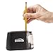 ImiKas Pencil Sharpener Battery Operated Small & Compact With Razor Sharp Helical Steel Blade - Powerful like an Electric Pencil Sharpener Ideal for Home School & Office