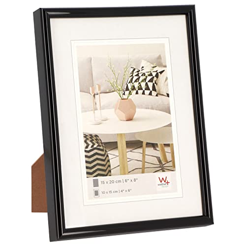 walther design Picture Frame Black 30 x 40 cm Galeria Plastic Frame KB040H