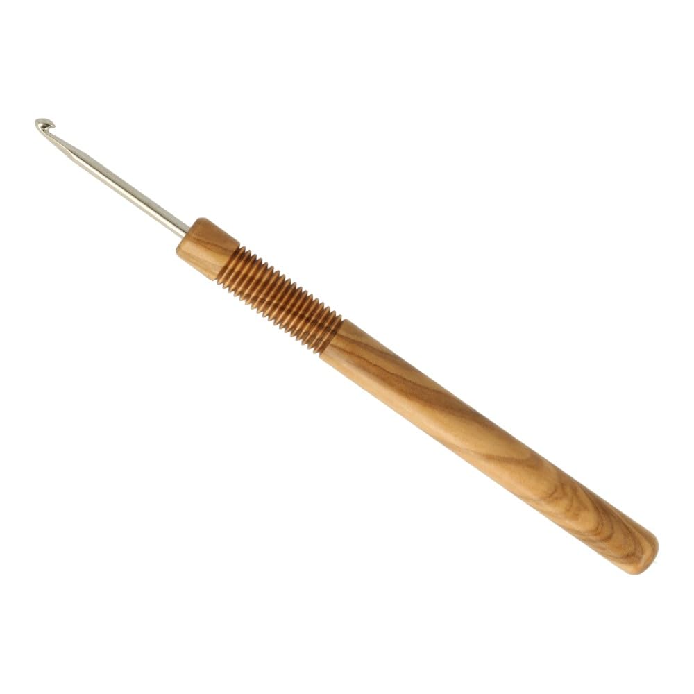 Addi Olive Wood Crochet Hook, 3 mm