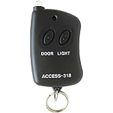 ACCESS-318 Mini Remote Control Garage Door Gate Opener with LED 9 Digit Pins