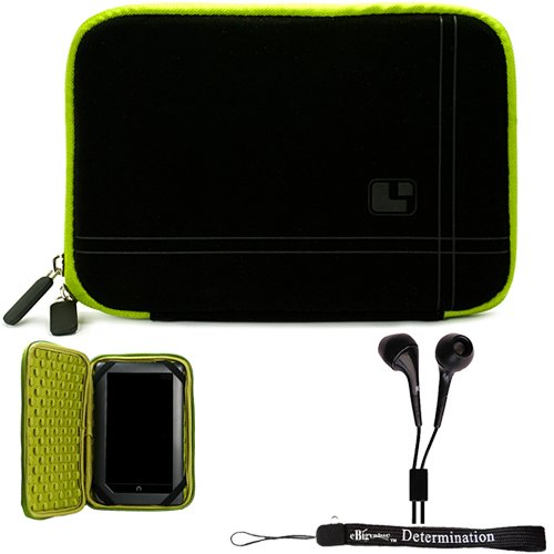 Amazon Com Green Black Sleeve Case With Bump Protection For